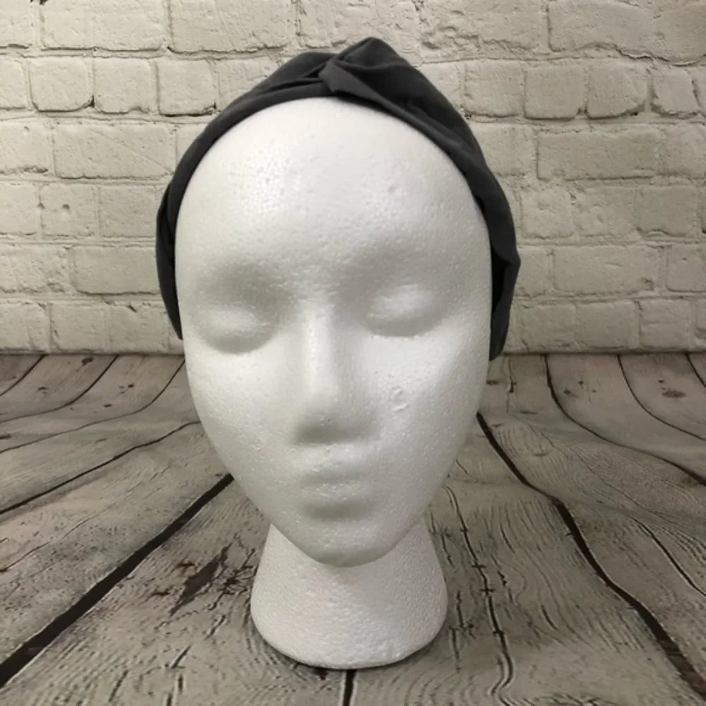 Gray Knotted Boho Headband